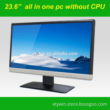 All in one pc type, Wall mount all in one barebone pc built-in all in one 23.6"LED monitor desktop computer without CPU